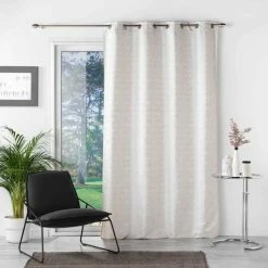 Paris Prix Rideau à Œillets Cadence 140x260cm Naturel -Auchan Boutique B2CD 475