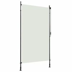 VIDAXL Store Roulant D'exterieur 120 X 270 Cm Creme