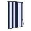 VIDAXL Store Roulant D'exterieur 120x250 Cm Bleu Et Blanc -Auchan Boutique B2CD 4883