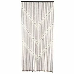 ATMOSPHERA Rideau De Porte Perles Bois Nam 90x200