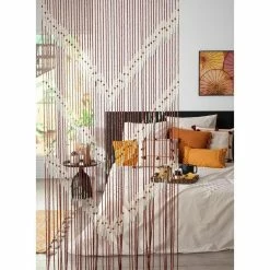 ATMOSPHERA Rideau De Porte Perles Bois Nam 90x200 -Auchan Boutique B2CD 502