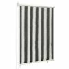 VIDAXL Store Roulant D'exterieur 80x140 Cm Rayures Anthracite Et Blanc 2 VIDAXL Store Roulant D'exterieur 80x140 Cm Rayures Anthracite Et Blanc -Auchan Boutique B2CD 5096