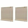 VIDAXL Stores A Rouleau Bambou Naturel 2 Pcs 120 X 160 Cm