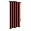 VIDAXL Store Roulant D'exterieur 100x250 Cm Orange Et Marron -Auchan Boutique B2CD 5132