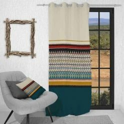 Soleil D'ocre Rideau à œillets Evasion 135x250 Cm