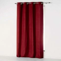 Paris Prix Rideau Ă Ĺ’illets Absolu 140x280cm Bordeaux