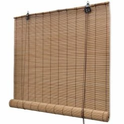 VIDAXL Store Roulant Bambou Marron 120 X 220 Cm