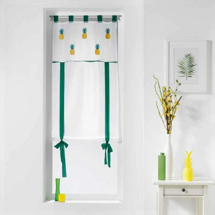 Paris Prix Store Voilage Ananis 60x150cm Blanc 3 Paris Prix Store Voilage Ananis 60x150cm Blanc