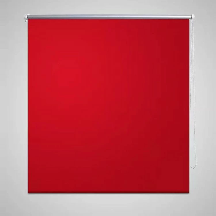 VIDAXL Store Enrouleur Occultant 100 X 175 Cm Rouge 3 VIDAXL Store Enrouleur Occultant 100 X 175 Cm Rouge