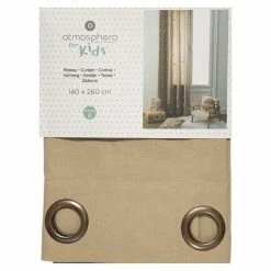 ATMOSPHERA Rideau à œillets 140x260 Tufté Coton -Auchan Boutique B2CD 530