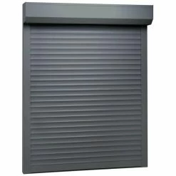 VIDAXL Volet Roulant Aluminium 140 X 150 Cm Anthracite
