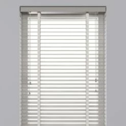 DECOSOL Decosol Store Horizontal Bois 50 Mm 140x180 Cm Blanc