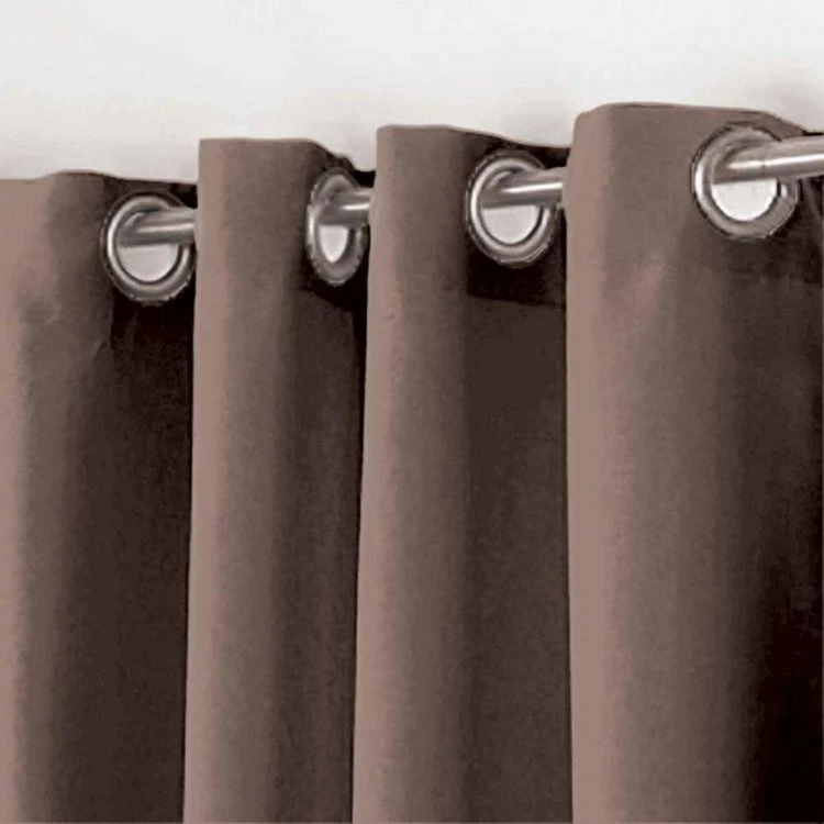 Paris Prix Rideau à Oeillets Essentiel 140x260cm Taupe 4 Paris Prix Rideau à Oeillets Essentiel 140x260cm Taupe – Image 2