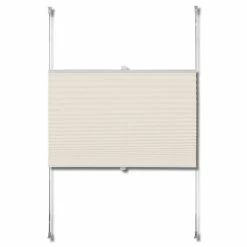 VIDAXL Store Plisse 50x125 Cm Creme -Auchan Boutique B2CD 5575