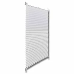VIDAXL Store Plisse 60x200 Cm Blanc -Auchan Boutique B2CD 5595