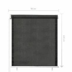 VIDAXL Store Roulant D'exterieur 60x140 Cm Anthracite -Auchan Boutique B2CD 5697