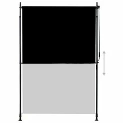 VIDAXL Store Roulant D'exterieur 150 X 270 Cm Anthracite -Auchan Boutique B2CD 5712