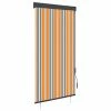 VIDAXL Store Roulant D'exterieur 80x250 Cm Jaune Et Bleu -Auchan Boutique B2CD 5717