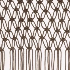 VIDAXL Rideau En Macrame Taupe 140x240 Cm Coton 10 VIDAXL Rideau En Macrame Taupe 140x240 Cm Coton -Auchan Boutique B2CD 582