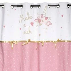 ATMOSPHERA Rideau à œillets 140x260 Licorne Ruban