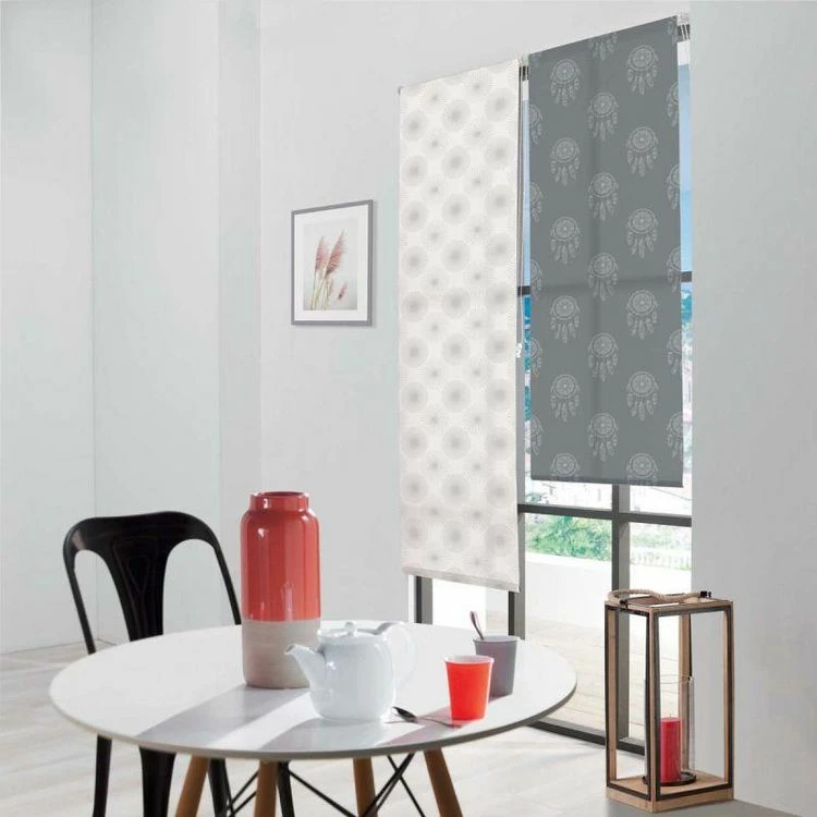 Paris Prix Store Enrouleur Tamisant Kaya 45x180cm Gris 6 Paris Prix Store Enrouleur Tamisant Kaya 45x180cm Gris – Image 4