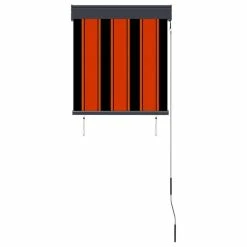 VIDAXL Store Roulant D'exterieur 60x250 Cm Orange Et Marron -Auchan Boutique B2CD 5865