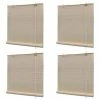 VIDAXL Stores A Rouleau Bambou Naturel 4 Pcs 120 X 160 Cm -Auchan Boutique B2CD 5887