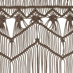 VIDAXL Rideau En Macrame Taupe 140x240 Cm Coton 10 VIDAXL Rideau En Macrame Taupe 140x240 Cm Coton -Auchan Boutique B2CD 59