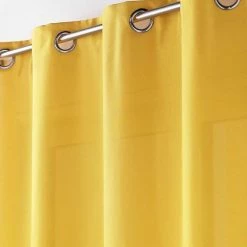 Paris Prix Rideau à Oeillets Absolu 140x260cm Moutarde -Auchan Boutique B2CD 600