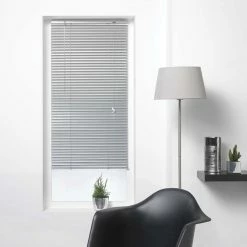 No Name Store Vénitien à Lamelles 90x180 Cm Aluminium Argent