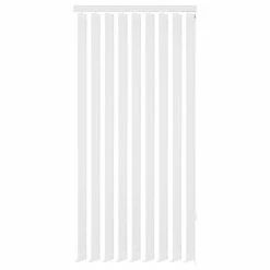 VIDAXL Store Vertical 120 X 250 Cm Tissu Blanc