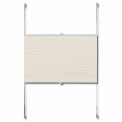 VIDAXL Store Plisse 70x150 Cm Creme -Auchan Boutique B2CD 6050