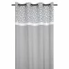 Lovely Casa Rideau à œillets 140x260 Cm Ombeline Gris Coton 1 Lovely Casa Rideau à œillets 140x260 Cm Ombeline Gris Coton -Auchan Boutique B2CD 614