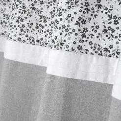 Lovely Casa Rideau à œillets 140x260 Cm Ombeline Gris Coton 8 Lovely Casa Rideau à œillets 140x260 Cm Ombeline Gris Coton -Auchan Boutique B2CD 616