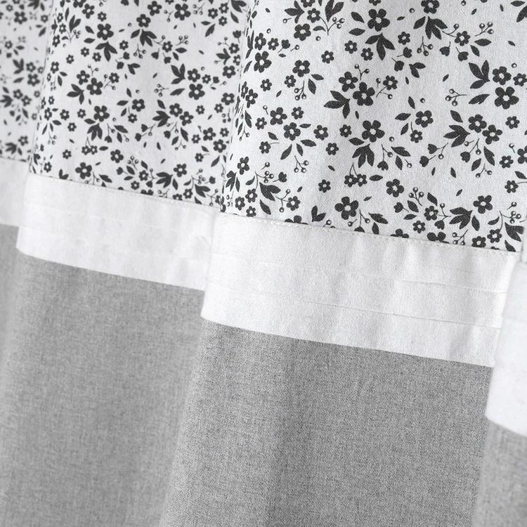 Lovely Casa Rideau à œillets 140x260 Cm Ombeline Gris Coton 5 Lovely Casa Rideau à œillets 140x260 Cm Ombeline Gris Coton – Image 3