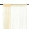 VIDAXL Rideau En Fils 2 Pcs 140 X 250 Cm Creme 1 VIDAXL Rideau En Fils 2 Pcs 140 X 250 Cm Creme -Auchan Boutique B2CD 618