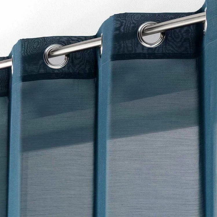 Paris Prix Rideau à Oeillets Etamina 140x240cm Bleu Marine 4 Paris Prix Rideau à Oeillets Etamina 140x240cm Bleu Marine – Image 2