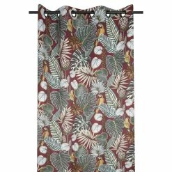 Lovely Casa Rideau à œillets Occultant 140x260 Cm Rousseau Marsala