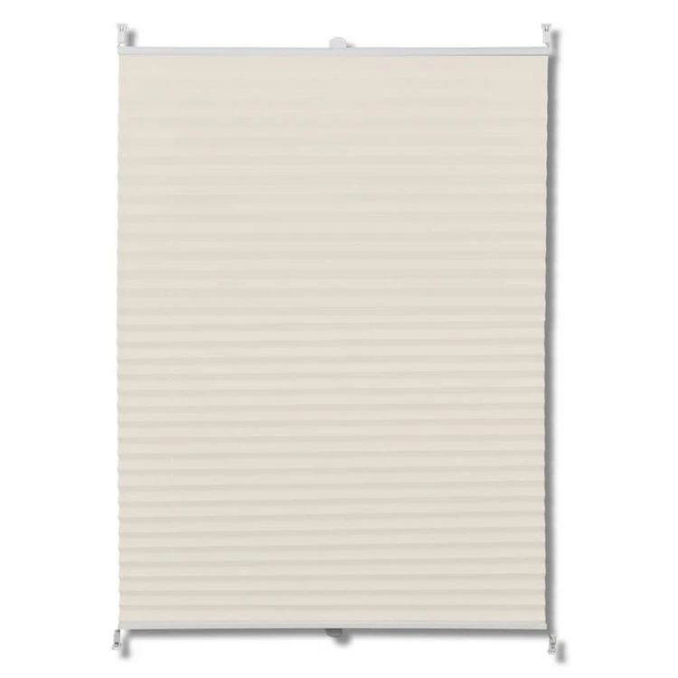 VIDAXL Store Plisse 100x125 Cm Creme 4 VIDAXL Store Plisse 100x125 Cm Creme – Image 2