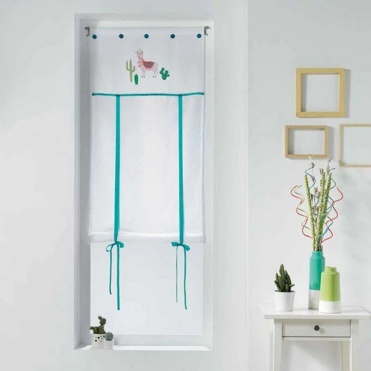 Paris Prix Store Voilage Lama 60x150cm Blanc 3 Paris Prix Store Voilage Lama 60x150cm Blanc