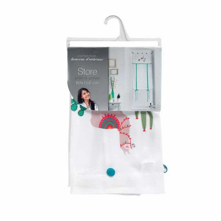 Paris Prix Store Voilage Lama 60x150cm Blanc 4 Paris Prix Store Voilage Lama 60x150cm Blanc – Image 2