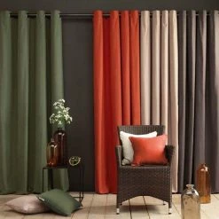 Paris Prix Rideau à Oeillets Panama 140x240cm Bordeaux -Auchan Boutique B2CD 649