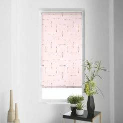 Paris Prix Store Enrouleur Tamisant Flechaline 90x180cm Rose