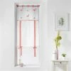 Paris Prix Store Voilage Flamingo Pink 60x150cm Blanc -Auchan Boutique B2CD 6548