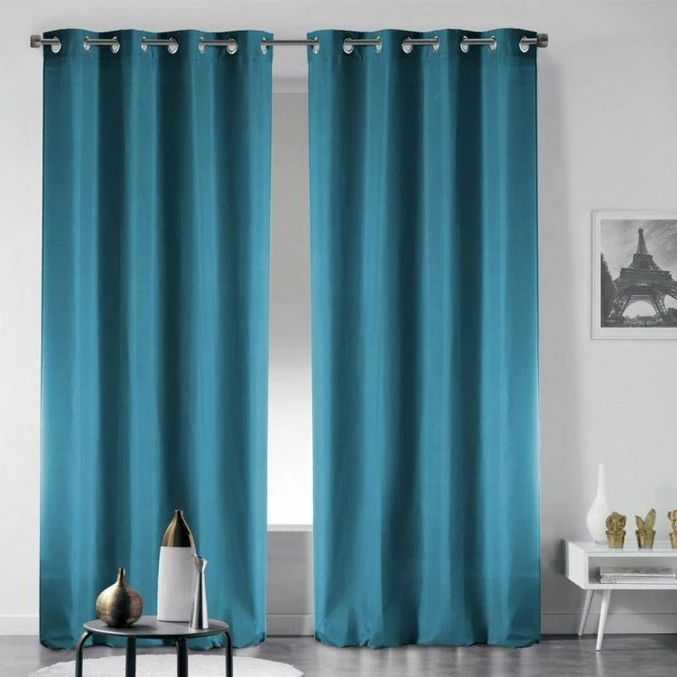 Paris Prix Rideau Occultant Noche 135x240cm Bleu 7 Paris Prix Rideau Occultant Noche 135x240cm Bleu – Image 5