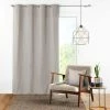 Paris Prix Rideau à Oeillets Panama 140x240cm Gris 2 Paris Prix Rideau à Oeillets Panama 140x240cm Gris -Auchan Boutique B2CD 66
