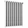 VIDAXL Store Roulant D'exterieur 60x230 Cm Rayures Anthracite Et Blanc -Auchan Boutique B2CD 6614