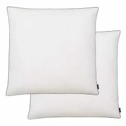 VIDAXL Oreiller 2 Pcs Remplissage De Duvet 80 X 80 Cm Blanc
