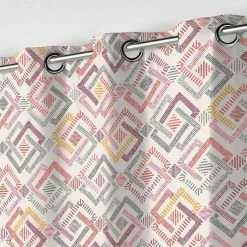 Paris Prix Rideau à Œillets Imprimé Zoula 140x240cm Corail 6 Paris Prix Rideau à Œillets Imprimé Zoula 140x240cm Corail -Auchan Boutique B2CD 671