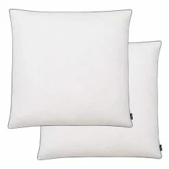 VIDAXL Oreiller 2 Pcs Remplissage De Duvet Leger 80 X 80 Cm Blanc